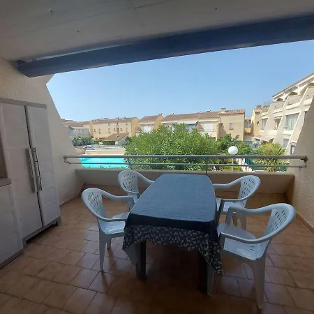 T2 Avec Terrasse, Piscine Et Parking Prive - 4 Pers. - Fr-1-326-792 Marseillan (Herault)