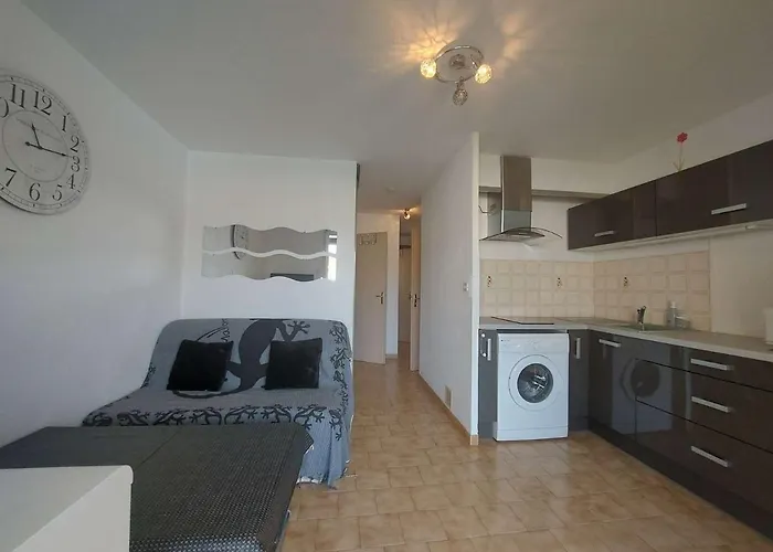 T2 Avec Terrasse, Piscine Et Parking Prive - 4 Pers. - Fr-1-326-792 Lägenhet Marseillan (Herault)