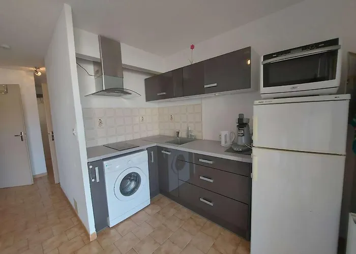 T2 Avec Terrasse, Piscine Et Parking Privé - 4 Pers. - Fr-1-326-792 Appartement Marseillan (Herault)