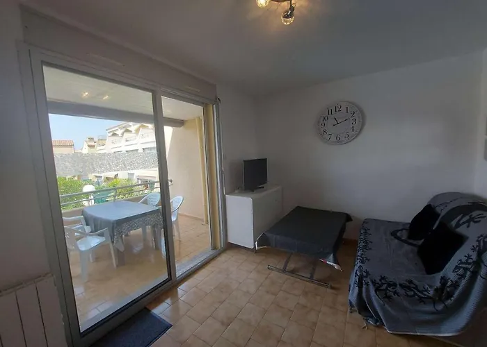 T2 Avec Terrasse, Piscine Et Parking Privé - 4 Pers. - Fr-1-326-792 Marseillan (Herault)